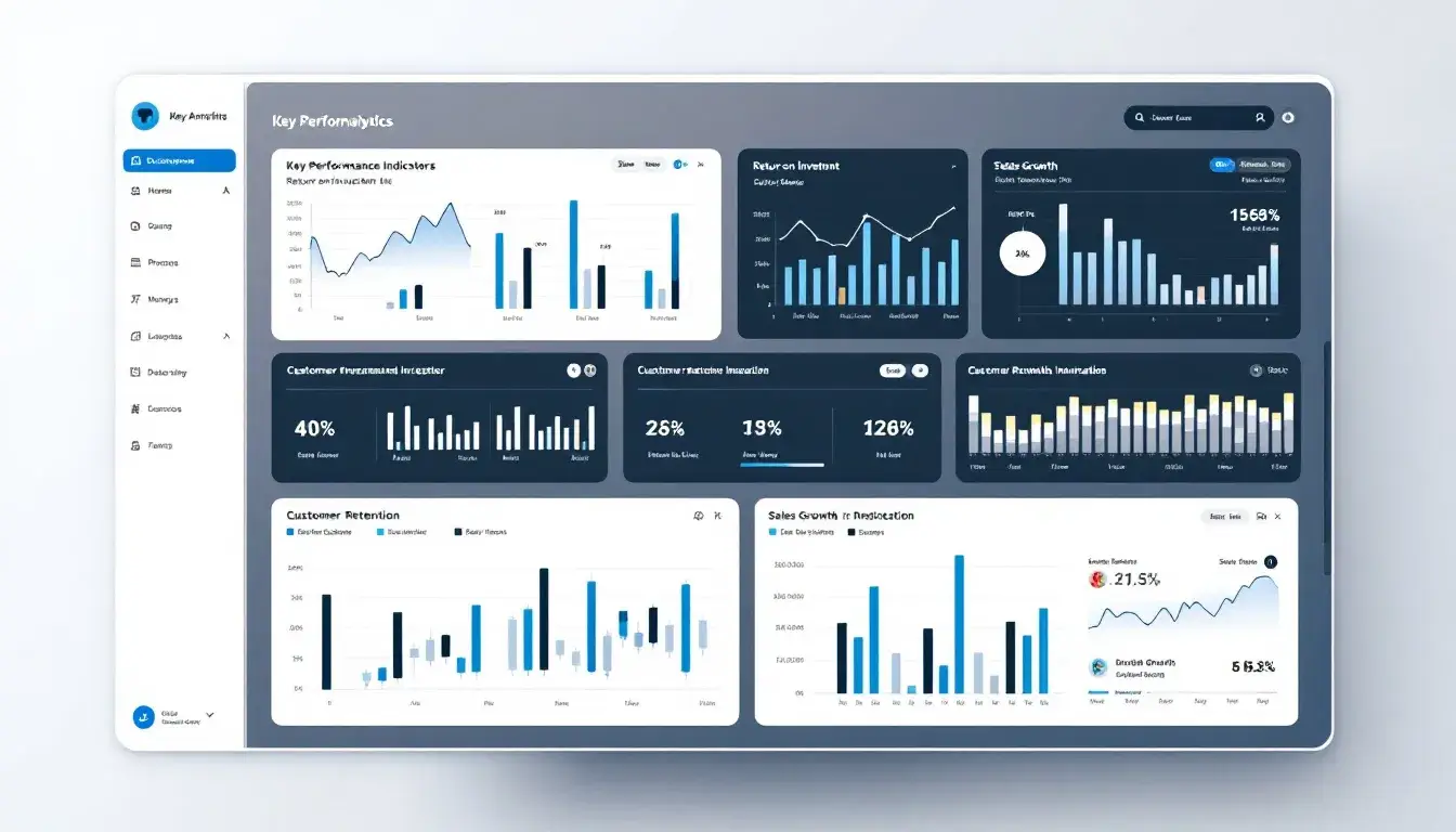 An analytics dashboard showcasing return metrics and trend analysis, highlighting key features of a returns management solution designed to enhance customer satisfaction and streamline the returns process for e-commerce businesses. The dashboard includes visual representations of returns data, allowing for real-time tracking and valuable insights into customer behavior and inventory management.