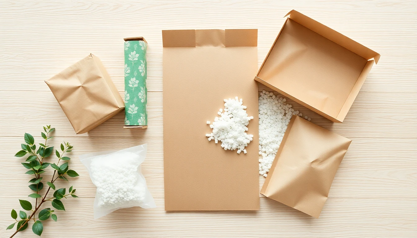 Curbside-recyclable packaging materials representing a sustainable packaging strategy